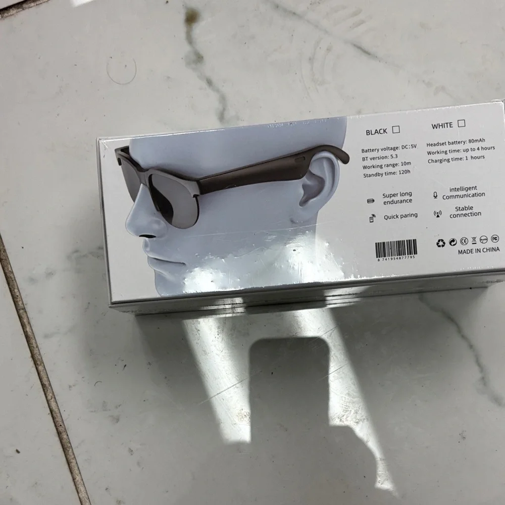 Wireless Audio Glasses - Black